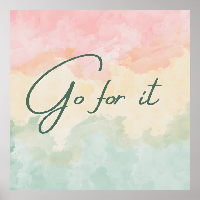 Poster Vá em frente (Frente)