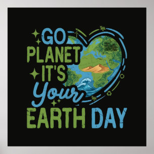 Poster Vá Planeta É o Seu Dia da Terra