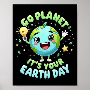 Poster Vá Planeta É O Seu Menino Do Dia Da Terra 2025.