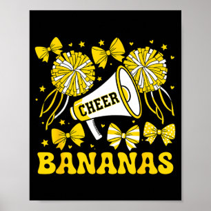 Poster Vá Torcer Bananas Escola Srts Nome da Equipe de Fã