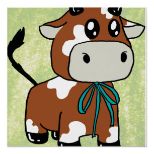 Póster vaca