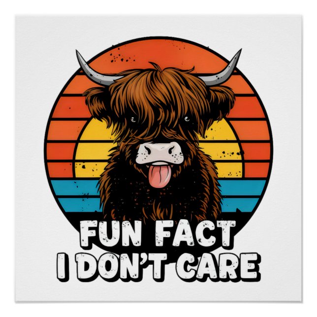 Póster Vaca. (Frente)