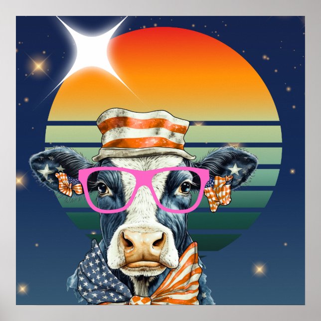 Poster Vaca Americana (Frente)