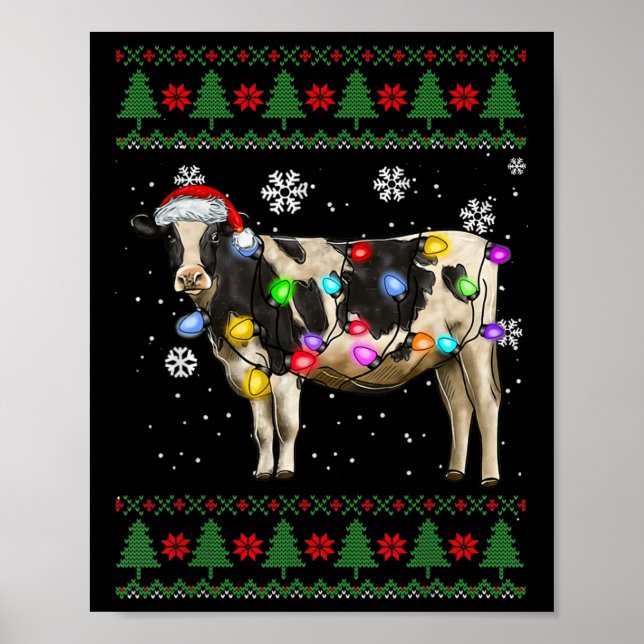 Poster Vaca de Natal - Vaca-Vaca (Frente)