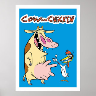 Poster Vaca E Galinha