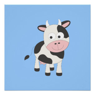 Póster Vaca fofa