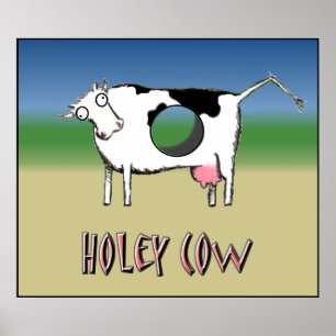 Póster Vaca Holey