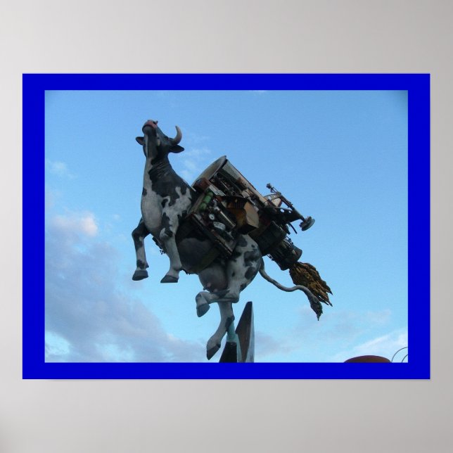 Póster Vaca voadora (Frente)