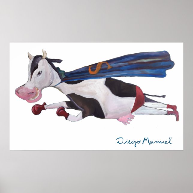 Poster Vaca voladora (Frente)