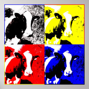 Póster Vacas de CMYK