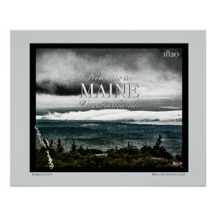 Póster Vacationland, Maine