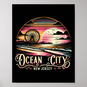 Poster Vacinação da Família de Viagem de Verão da Ocean C