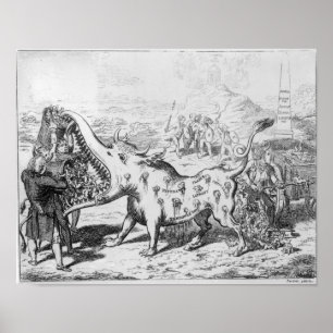 Póster Vacinação, publicada por J.L.Stuart, 1802