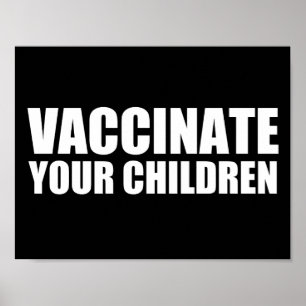 Poster Vacinar Os Seus Filhos