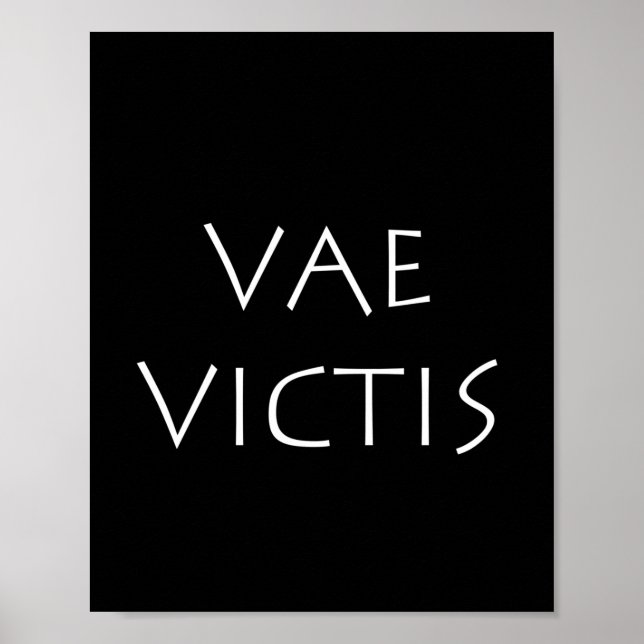 Poster Vae vitims (Frente)