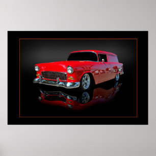 Póster Vagão de painel de 1955