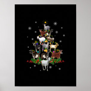 Poster Vai ao Natal, Árvore, neve, Natal