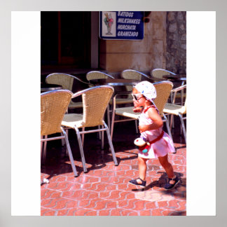 Póster Vai, Barcelona, Espanha
