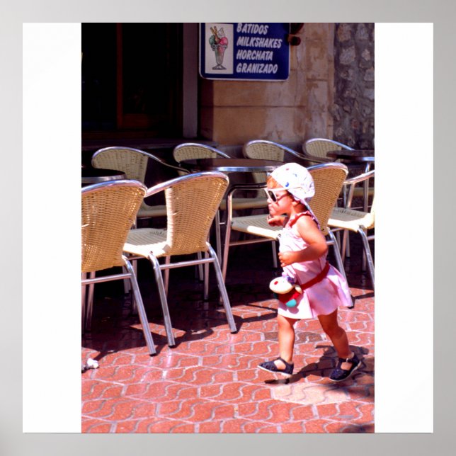 Póster Vai, Barcelona, Espanha (Frente)