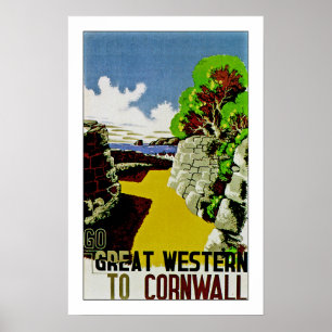 Poster Vai Great Western a Cornualha