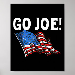 Poster Vai, Joe! Vintage Joe Biden 2020 American Flag Ret