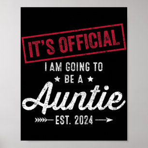 Poster Vai Ser Uma Tia Dia de as mães Nova Tia