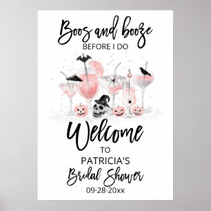 Poster Vaias e Bebidas  Placa de Boas-Vindas para Chá de 