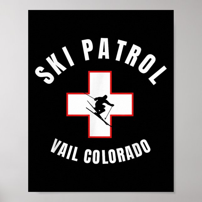 Poster Vail Colorado Ski Patrol (Frente)