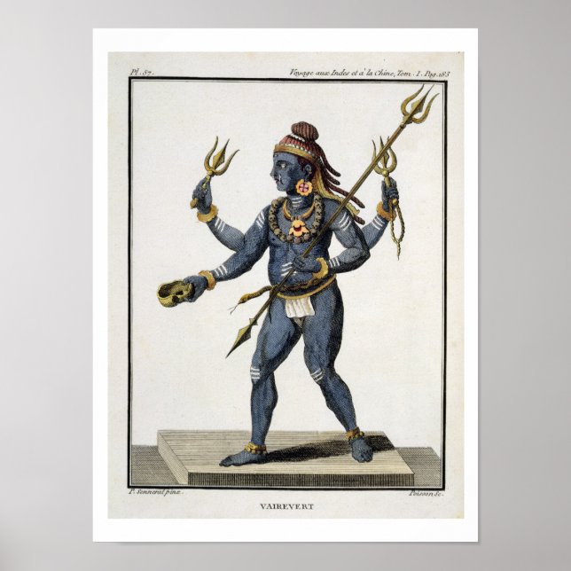 Poster Vairevert, de "Voyage aux Indes et a la Chine" b (Frente)