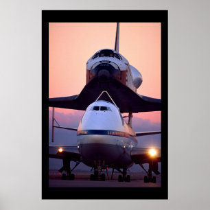 Póster Vaivém espacial Atlantis