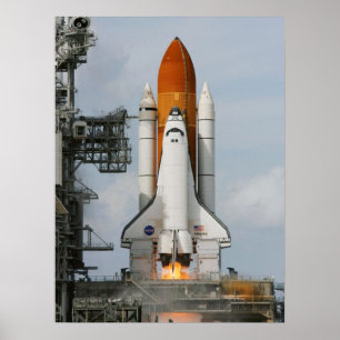 Póster Vaivém espacial Atlantis