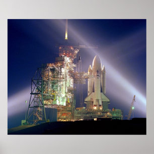 Póster Vaivém espacial Colômbia (STS-1)