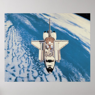 Póster Vaivém espacial na órbita