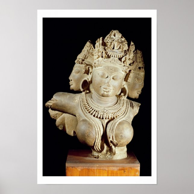 Poster Vajra Tara, dinastia Gahadavala (arenito) (Frente)