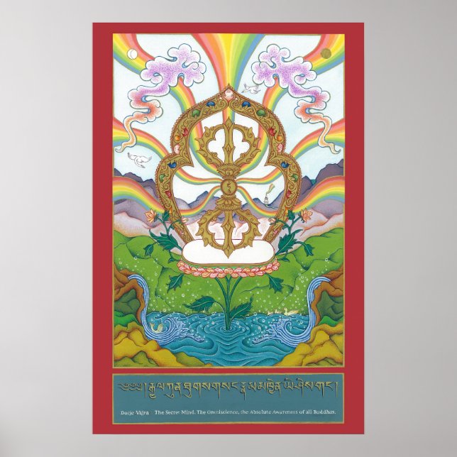 POSTER Vajra (Tib. Dorje) - a partir de 14,25 dóla (Frente)