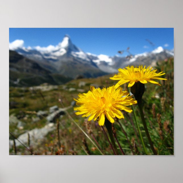 Poster Valais Alps Swiss (Frente)