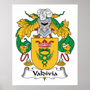 Poster Valdivia Family Crest
