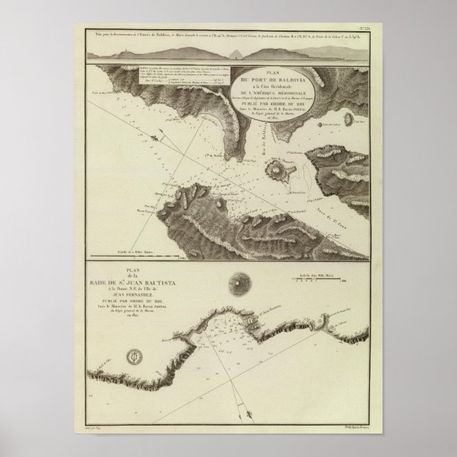 Póster Valdivia Região Chile (Frente)