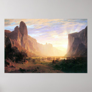 Póster Vale 3 de Albert Bierstadt-Yosemite