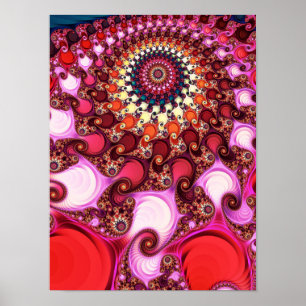 Poster Vale da Cavalo-Marinho de Mandelbrot Fractal Zoom 
