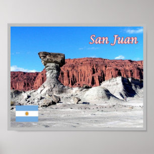 Poster Vale da Lua - San Juan - Argentina -