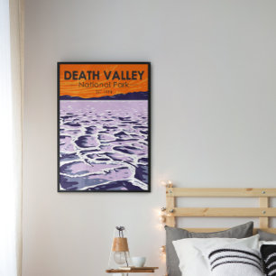 Poster Vale da Morte Parque Nacional Vintage