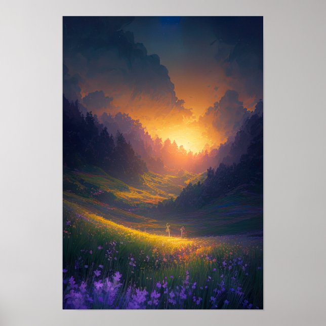 Poster Vale das Cores Radiantes (Frente)