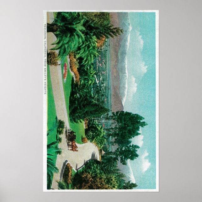 Póster Vale das Redlands e pomares de Smiley (Frente)