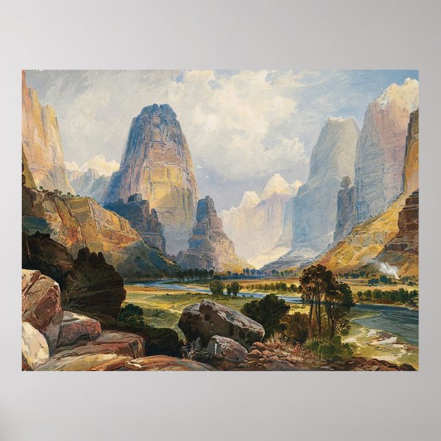 Poster Vale de Babbling Waters Southern Utah, (Frente)