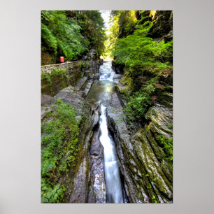 Poster Vale de Enfield, parque estadual de Robert Treman,