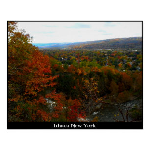 PÓSTER VALE DE ITHACA NEW YORK