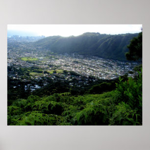 Póster Vale de Manoa, O'ahu, Hawai'i