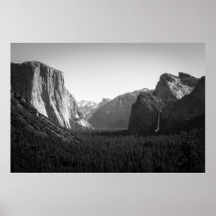 Póster Vale de Yosemite da opinião do túnel