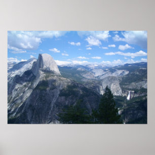 Póster Vale de Yosemite do ponto da geleira